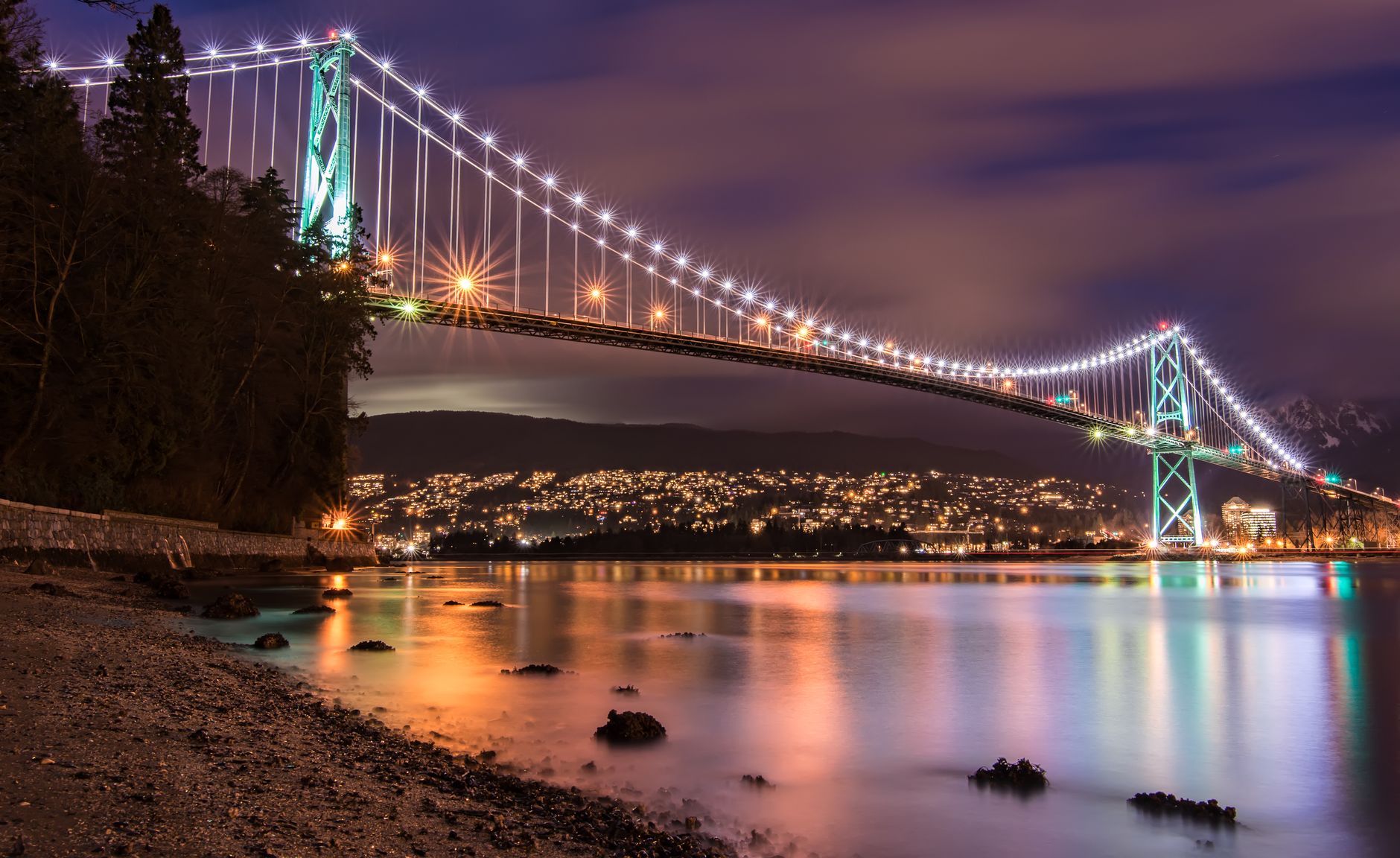 scenic view of bridge during dawn